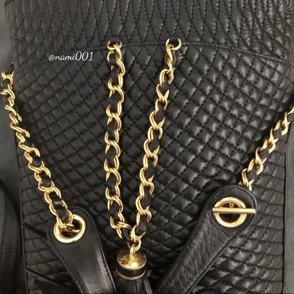 Vintage Bally Quilted Lambskin Shoulder Bag EUC - Picture 12 of 12